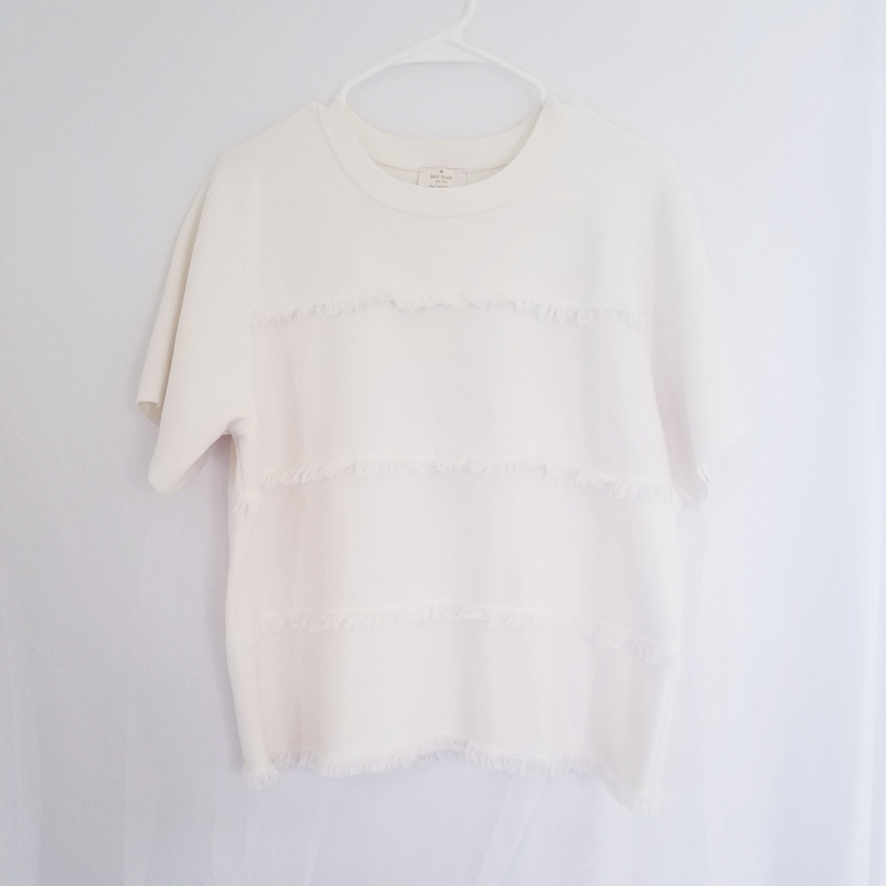 Kate Spade New York womens size large cream sweater